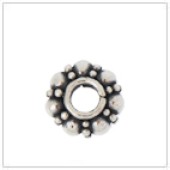 Sterling Silver Daisy Granulated Bead Spacer - SS3219xL