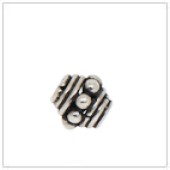 Sterling Silver Daisy Granulated Bead Spacer - SS3223