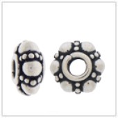 Sterling Silver Daisy Granulated Bead Spacer - SS3234xL