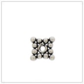 Sterling Silver Square Flat Bead Spacer - SS3011