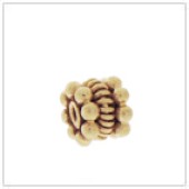 Vermeil Gold-Plated Coil And Granular Bead Spacer - SS3230-V