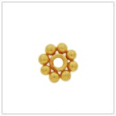 Vermeil Gold-Plated Daisy Bead Spacer - SS3008-V