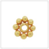 Vermeil Gold-Plated Daisy Bead Spacer - SS3010-V