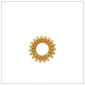 Vermeil Gold-Plated Daisy Coil Bead Spacer - SS3003-V