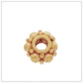 Vermeil Gold-Plated Daisy Granulated Bead Spacer - SS3219-V