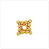 Vermeil Gold-Plated Square Flat Bead Spacer - SS3011-V