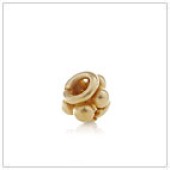 Vermeil Gold-Plated Tiny Bead Spacer - SS3201-V