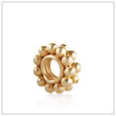 Vermeil Gold-Plated Tiny Granulated Bead Spacer - SS3214-V