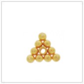 Vermeil Gold-Plated Triangle Bead Spacer - SS3015-V