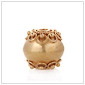 Vermeil Gold-Plated Bali Round Beads - BR1104-V