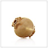 Vermeil Gold-Plated Bali Round Beads - BR1140-V