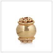 Vermeil Gold-Plated Bali Round Beads - BR1141-V
