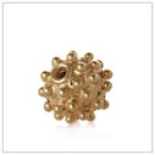 Vermeil Gold-Plated Bali Round Beads - BR1147-V