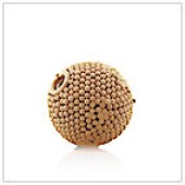 Vermeil Gold-Plated Bali Round Beads - BR1153-V
