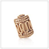 Vermeil Gold-Plated Barrel Bead - BL1313-V