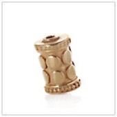 Vermeil Gold-Plated Barrel Bead - BL1315-V