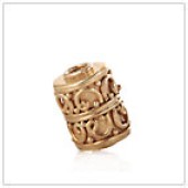 Vermeil Gold-Plated Barrel Bead - BL1316-V