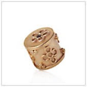 Vermeil Gold-Plated Barrel Bead - BL1317-V