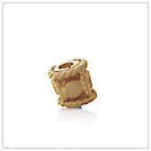 Vermeil Gold-Plated Barrel Bead - BL1334-V