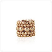 Vermeil Gold-Plated Barrel Bead - BL1339-V