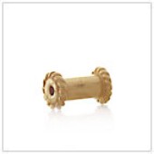 Vermeil Gold-Plated Pipe Bead - BL1302-V