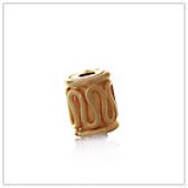 Vermeil Gold-Plated Pipe Bead - BL1304-V