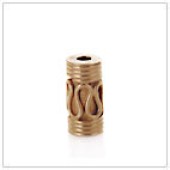 Vermeil Gold-Plated Pipe Bead - BL1308-V