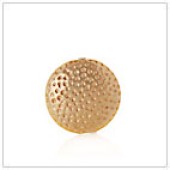 Vermeil Gold-Plated Rustic Tablet Bead - BP1738-V